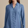 Into The Blues | Everyday Styles-Soft Surroundings Sonnet TENCEL™ Shirt Chambray