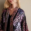 Feminine Flourish | EVelvet Styles-Soft Surroundings Sophia Topper Purple Gold Metallic