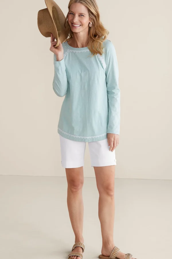 Shorts | shorts-Soft Surroundings Superla Stretch Shorts Khaki