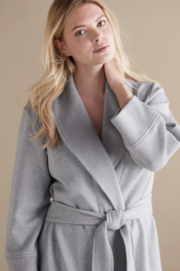Sleepwear & Lounge-Soft Surroundings Surata Robe Heather Grey