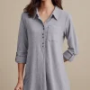 Into The Blues | Everyday Styles-Soft Surroundings Take It Easy Tunic Blue Heather