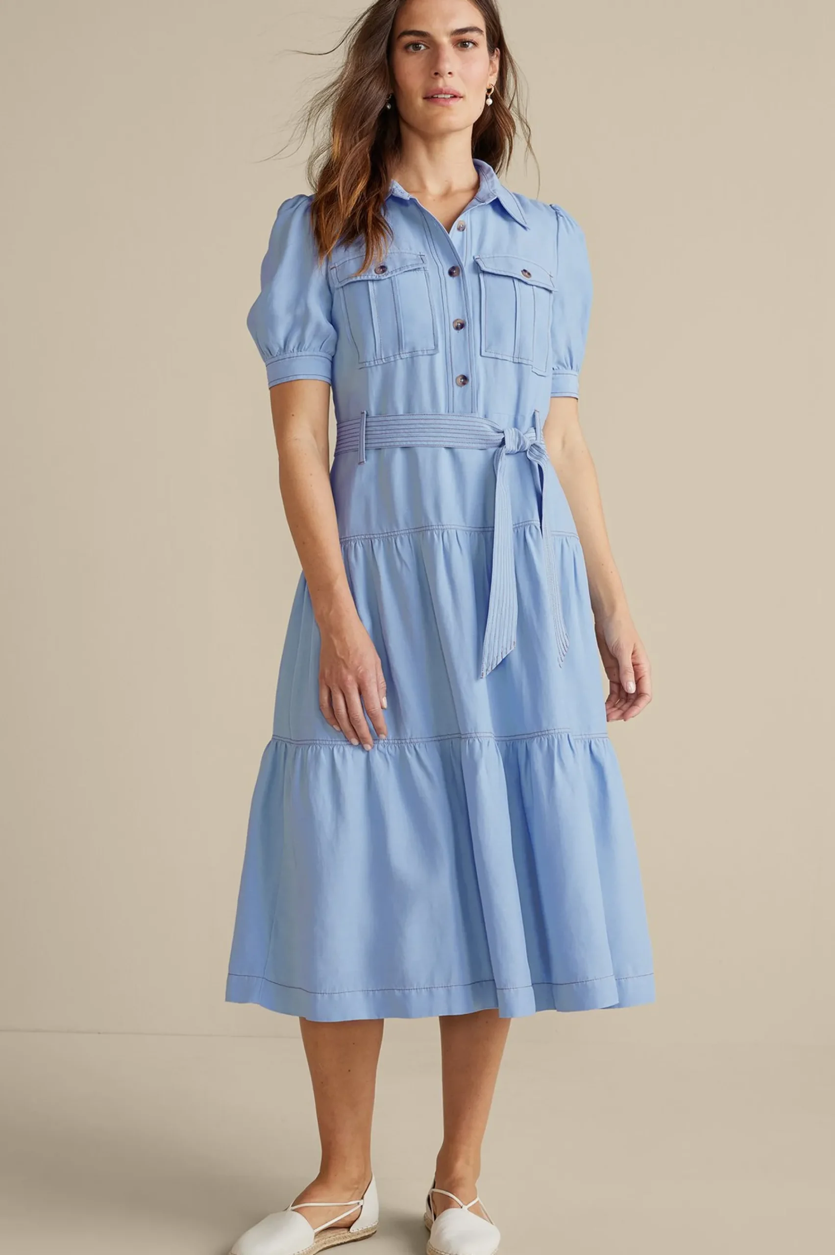 tenley_midi_dress_0.webp Into The Blues | casual-Soft Surroundings Tenley Midi Dress Light Denim