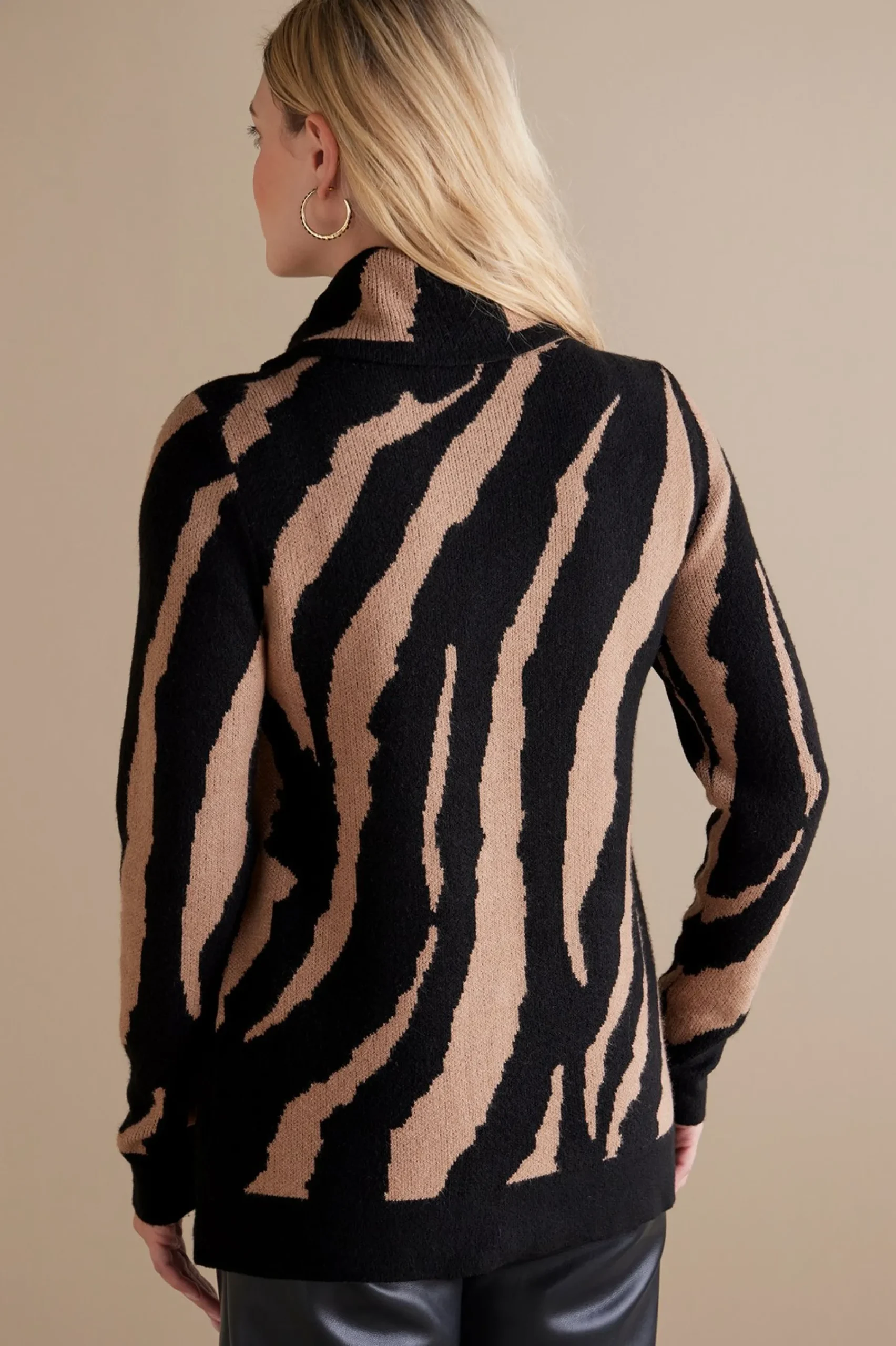 teona_sweater_2.webp Sweaters & Cardigans | long sleeve-Soft Surroundings Teona Sweater Neutral Animal