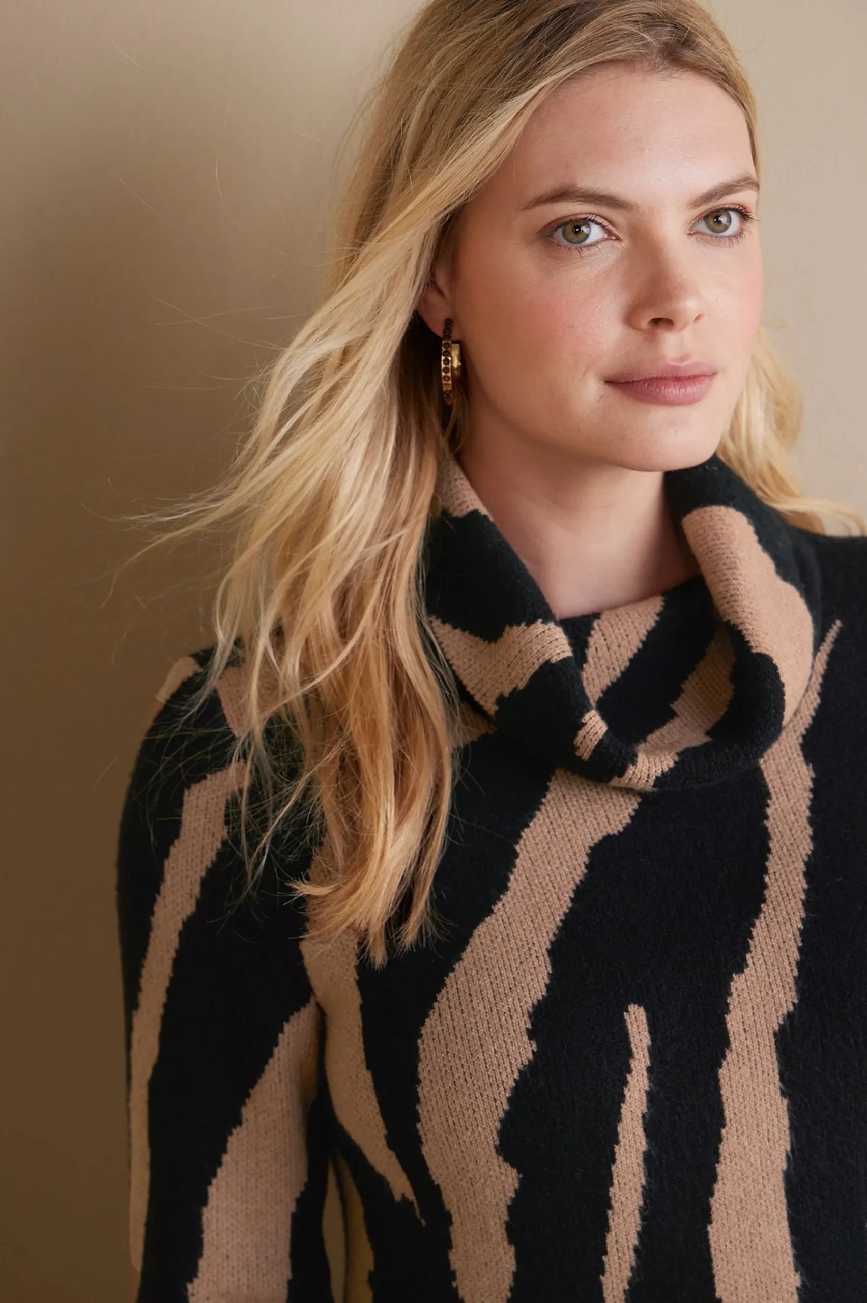 teona_sweater_4.webp Sweaters & Cardigans | long sleeve-Soft Surroundings Teona Sweater Neutral Animal