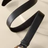 Belts-Soft Surroundings Thelma Tortoise Buckle Belt Black