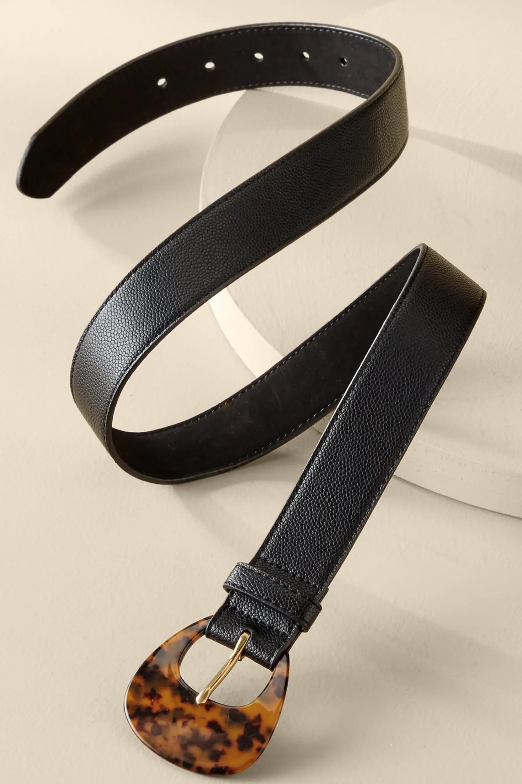 thelma_tortoise_buckle_be_0.webp Belts-Soft Surroundings Thelma Tortoise Buckle Belt Black