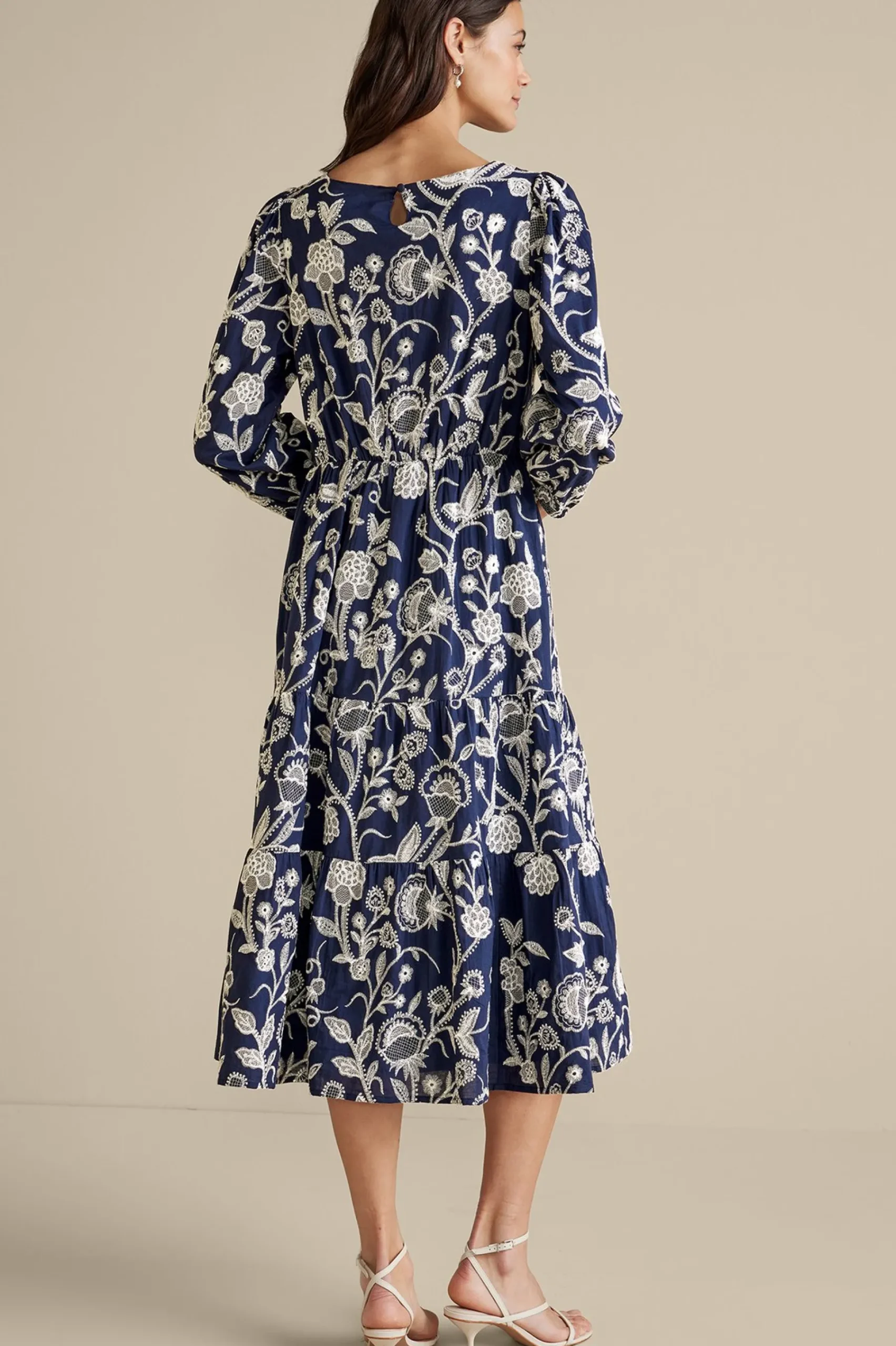 tilda_embroidered_midi_dr_2.webp Into The Blues | Vacation Shop-Soft Surroundings Tilda Embroidered Midi Dress Navy