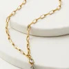 Necklaces | necklaces-Soft Surroundings Trinity Drop Necklace Gold