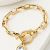 Bracelets | bracelets-Soft Surroundings Trinity Toggle Bracelet Gold
