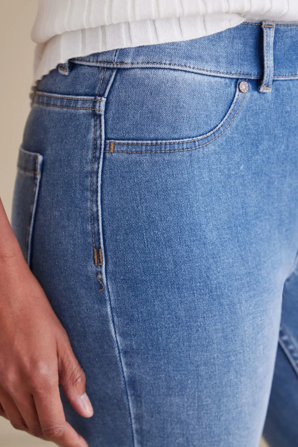 Into The Blues | Everyday Styles-Soft Surroundings Ultimate Denim Pull-On Bootcut Jeans Black