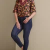 Everyday Styles | Wear Now Styles-Soft Surroundings Ultimate Denim Skinny Ankle Jeans Black
