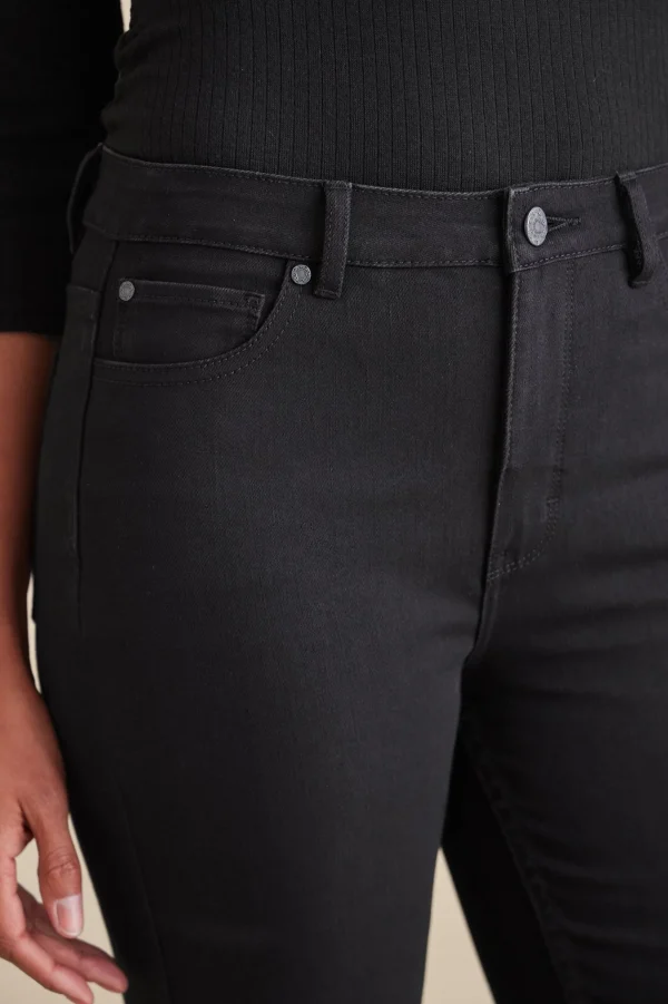 Into The Blues | Everyday Styles-Soft Surroundings Ultimate Denim Straight Leg Jeans Coral Almond