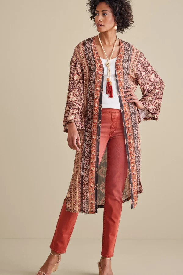 Global Artistry | Jackets & Coats-Soft Surroundings Veneto Topper Multi Abstract