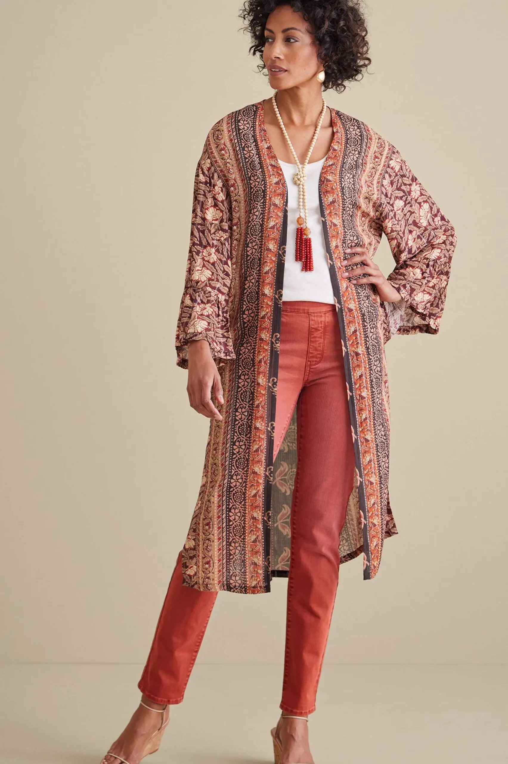 veneto_topper_1.webp Global Artistry | Jackets & Coats-Soft Surroundings Veneto Topper Multi Abstract