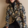 Feminine Flourish | Global Artistry-Soft Surroundings Viola Jacquard Jacket Multi Floral