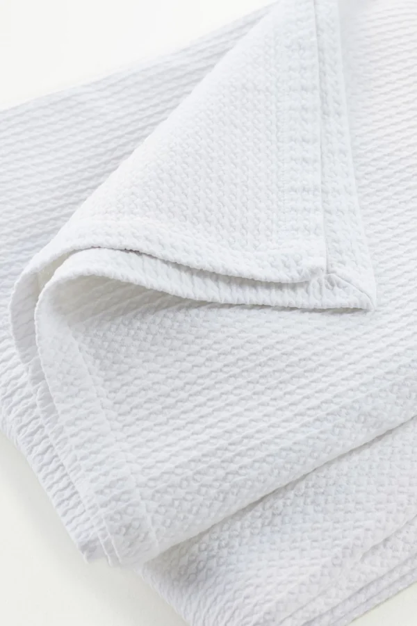 quilts, coverlets & duvet covers | blankets & throws-Soft Surroundings Waffle Matelassé Quilt White