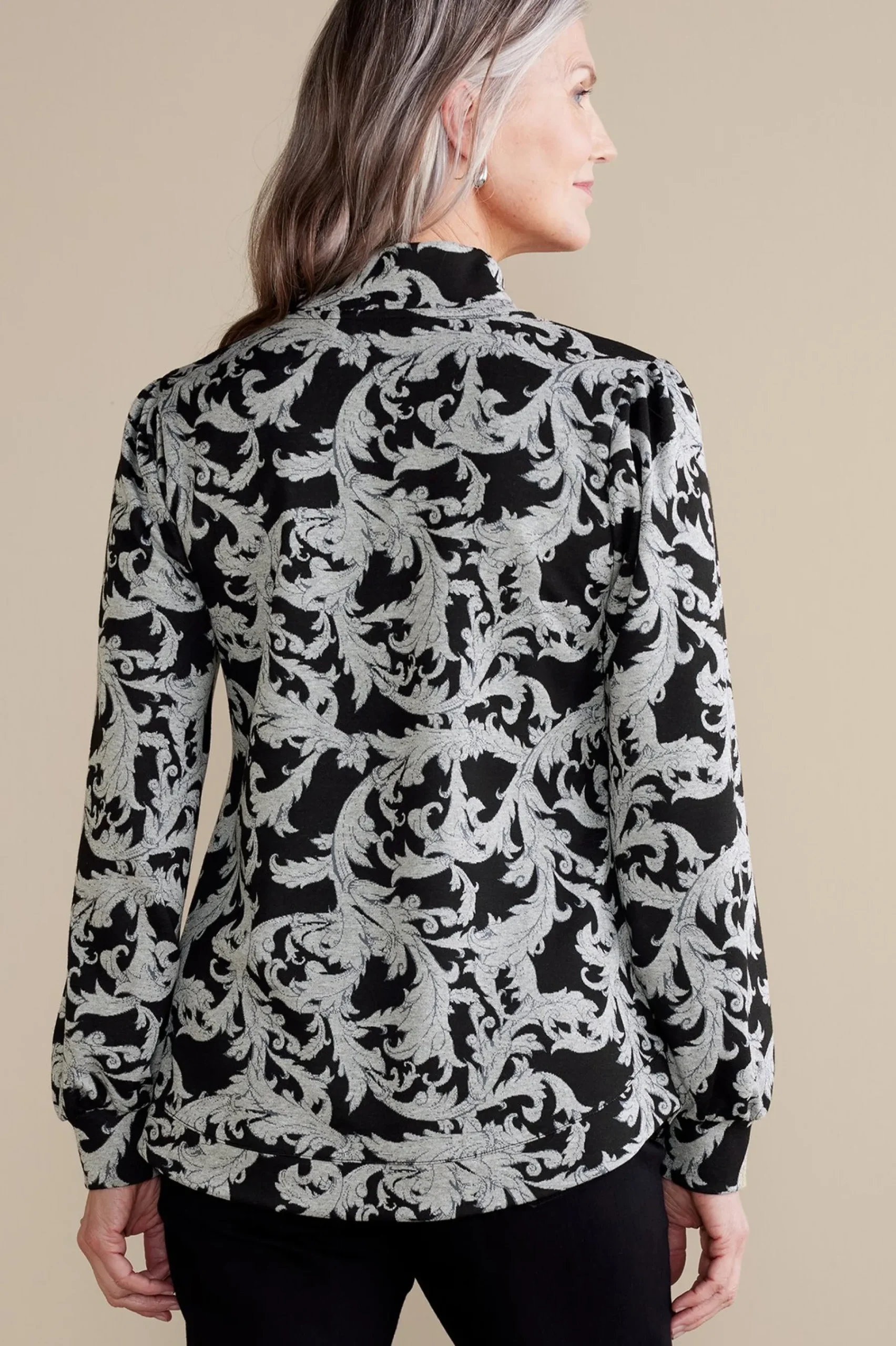winona_pullover_2.webp Feminine Flourish | long sleeve-Soft Surroundings Winona Pullover Neutral Scroll