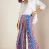 full length | wide leg-Soft Surroundings Women Talavera Pants Abstract Multi