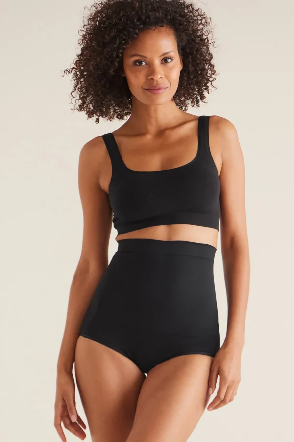 shapewear | Shapewear-Soft Surroundings YUMMIE® High Waist Shaping Brief Black